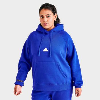 推荐Women's adidas Sportswear Oversized Hooded Sweatshirt (Plus Size)商品