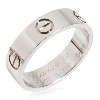 卡地亚戒指价格, [二手商品] Cartier | Pre-Owned Cartier Love Ring in 18k White Gold商品图片 8.9折