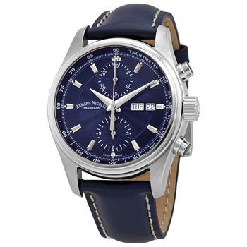 Armand Nicolet | Armand Nicolet MH2 Mens Chronograph Automatic Watch A647A-BU-P140BU2商品图片,1.9折, 独家减免邮费