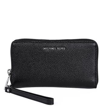 michael kors mercer托特包, Michael Kors | Mercer Large Smartphone Wristlet - Black商品图片 5.8折
