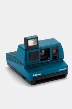 Polaroid Blue Impulse 600 Instant Camera Refurbished by Retrospekt,价格$151.25