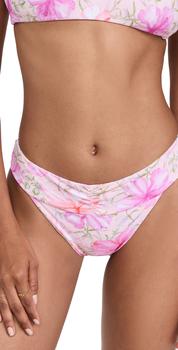 LOVESHACKFANCY, LOVESHACKFANCY | LoveShackFancy x Hurley Reversible Cheeky Bikini Bottoms商品图片 