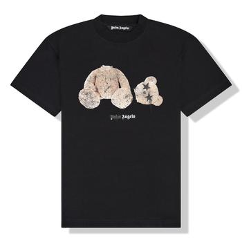 推荐Palm Angels Spray Bear Black Brown T Shirt商品