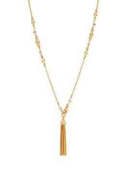 商品GAS Bijoux | Pompom 24K Goldplated Pearl & Bead Long Necklace,商家Saks Fifth Avenue,价格¥1971图片