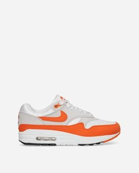 NIKE | WMNS Air Max 1 Sneakers Neutral Grey / Safety Orange 