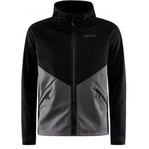 推荐Craft - Mens Glide Hood Jacket - XXL Black/Granite商品