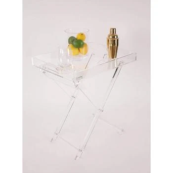 DesignStyles | Acrylic Folding Tray Table,商家Macy's,价格¥989