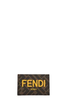 芬迪男包是什么牌子, Fendi | FENDI 男士卡夹棕色 7M0328-AJJ8-F1HRH商品图片 独家减免邮费