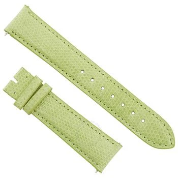 Hadley Roma | 18 MM Shiny Lime Lizard Leather Strap,商家Jomashop,价格¥261