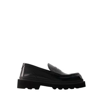 推荐Penny-Slot Loafers - Leather - Black商品