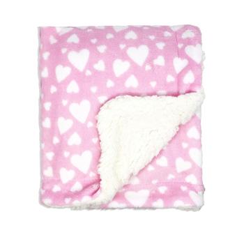 商品3 Stories Trading | Baby Girls 2 Layer Blanket with Sherpa,商家Macy's,价格¥165图片