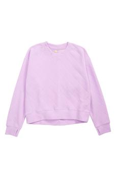 product Kids' Diamond Quilt Fleece Sweatshirt image