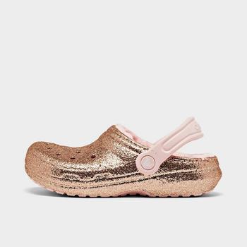 推荐Girls' Little Kids' Crocs Glitter Lined Clog Shoes商品