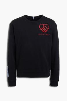 Embroidered French cotton-terry sweatshirt product img