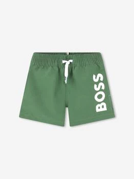 Hugo Boss | Baby Boys Logo Swim Shorts in Green,商家Childsplay Clothing,价格¥385