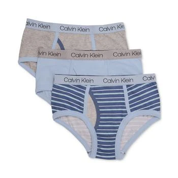 Calvin Klein | 男童纯棉三角内裤3件装, 小童&大童,商家Macy's,价格¥101