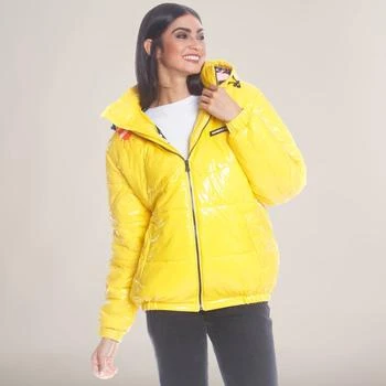 Members Only | Women's Nickelodeon Shiny Collab Puffer Oversized Jacket 3.7折