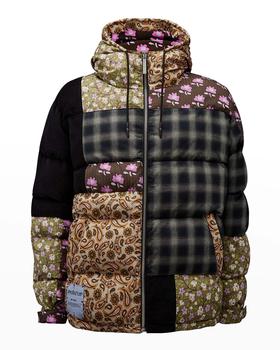 Alexander McQueen | Men's Jack Patched Puffer Jacket商品图片,