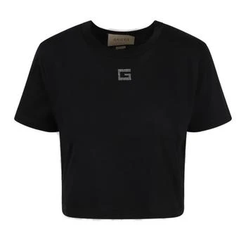 Gucci | Gucci G Rhinestone-Embellished Crewneck T-Shirt 7.3折