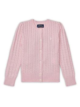 商品Girl's Cable-Knit Cotton Cardigan,商家Saks Fifth Avenue,价格¥302图片