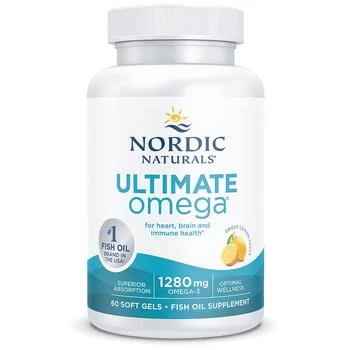 Nordic Naturals | 深海鱼油 DHA补脑软胶囊 中老年 60粒,商家Walgreens,价格¥220
