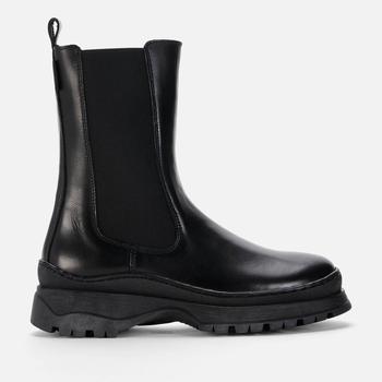 推荐Ted Baker Women's Lilanna Leather Mid Calf Chelsea Boots - Black商品