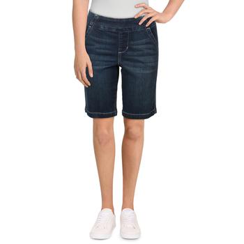 推荐Jag Jeans Womens Petites Gracie Classic Fit Slimming Bermuda Shorts商品
