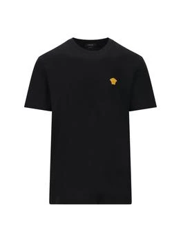 Versace | Versace Logo-Embroidered Crewneck T-Shirt 4.1折起, 独家减免邮费