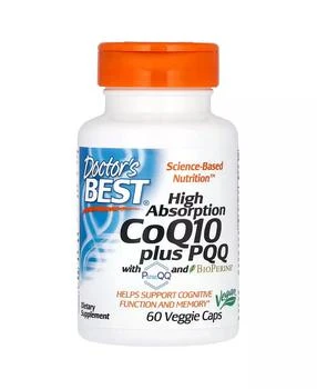 Doctor's Best | High Absorption CoQ10 Plus PQQ - 60 Veggie Caps,商家Macy's,价格¥244