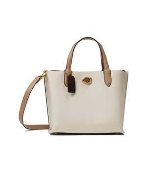 coach托特包, Coach | Color-Block Leather Willow Tote 24商品图片 