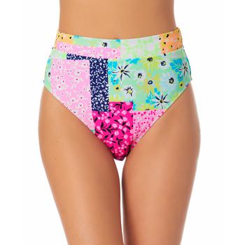 California Waves | Juniors' Printed High-Waist Bikini Bottoms, Created for Macy's商品图片,4.9折