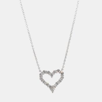 [二手商品] Tiffany & Co. | Tiffany & Co. Diamond Heart Pendant in Platinum 0.25 CTW商品图片,