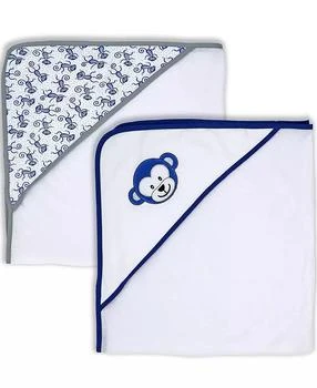 Jesse & Lulu | Baby Boys Monkey Hooded Towel, 2 Piece Set,商家Macy's,价格¥162