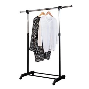 Adjustable Garment Rack with Extendable Bar