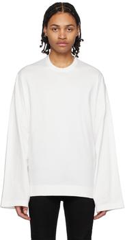 推荐白色图案长袖 T 恤商品