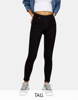 冬装topshop jamie, Topshop | Topshop Tall Jamie skinny jeans in black商品图片 3.5折