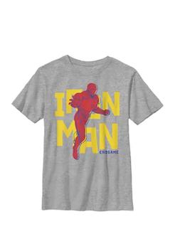 A Bugs Life | Boys 8-20 Endgame Iron Man Suit Bold Text Graphic T-Shirt商品图片,