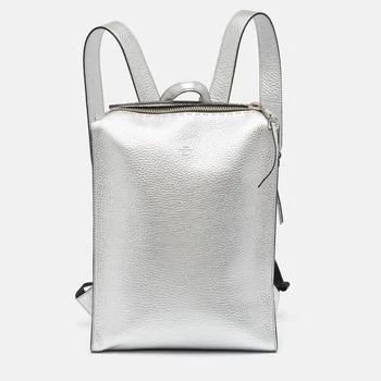 推荐Fendi Silver Selleria Leather Slim Backpack商品