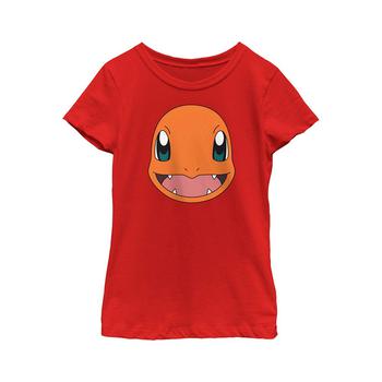推荐Girl's Pokemon Charmander Smile  Child T-Shirt商品