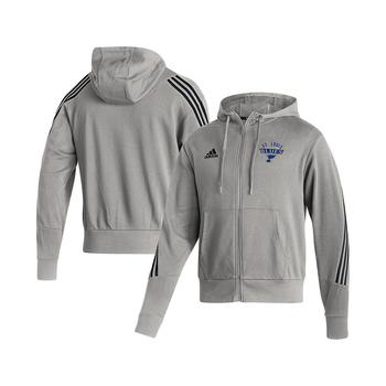 Men's Heathered Gray St. Louis Blues Fashion Full-Zip Hoodie product img