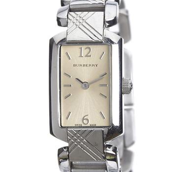 [二手商品] Burberry | Burberry Silver Stainless Steel Signature BU4212 Women's Wristwatch 18MM商品图片,5.3折
