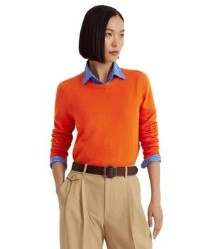 Ralph Lauren | Petite Cotton-Blend Sweater,商家Zappos,价格¥257