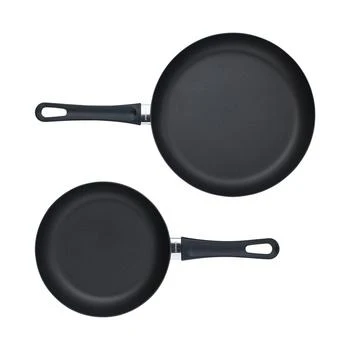 Scanpan | Classic 10.25" and 12.5" Nonstick 2-Piece Fry Pan Set, Black,商家Macy's,价格¥1116