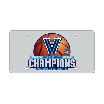 商品Men's Villanova Wildcats 2018 NCAA Basketball National Champions Inlaid License Plate图片