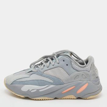yeezy700v3, [二手商品] YEEZY | Yeezy x Adidas Grey/Blue Suede And Mesh Boost 700 V2 Inertia Sneakers Size 40商品图片 8.8折, 满1件减$100, 满减
