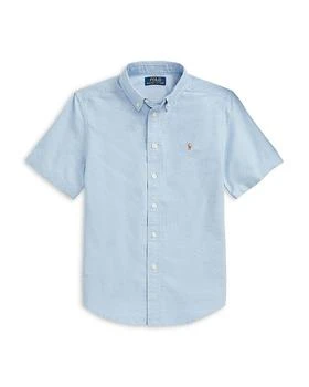Boys' Cotton Oxford Short Sleeve Shirt - Little Kid, Big Kid