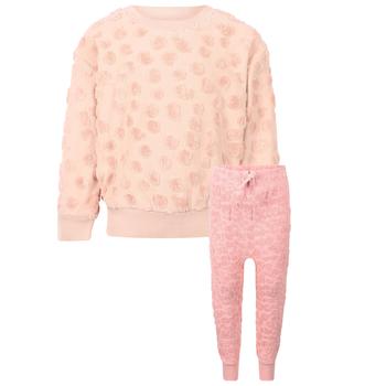 推荐Animal play sweatshirt and terry baggy pants set in pink商品