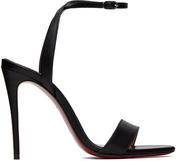 Christian Louboutin | Black Loubigirl 100 Heeled Sandals 