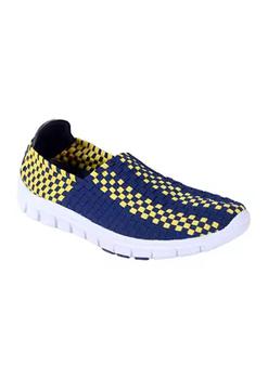 推荐NCAA West Virginia Mountaineers Woven Colors Comfy Slip On Shoes商品