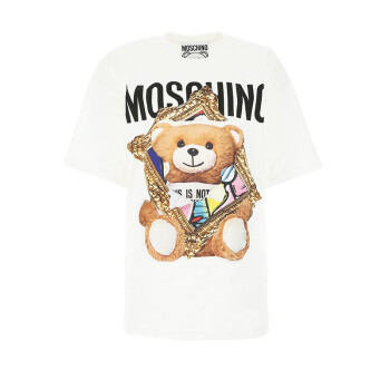 Moschino | 斯奇诺 moschino 小熊T恤 白色 0703-0440-1001 白色 40码商品图片,包邮包税